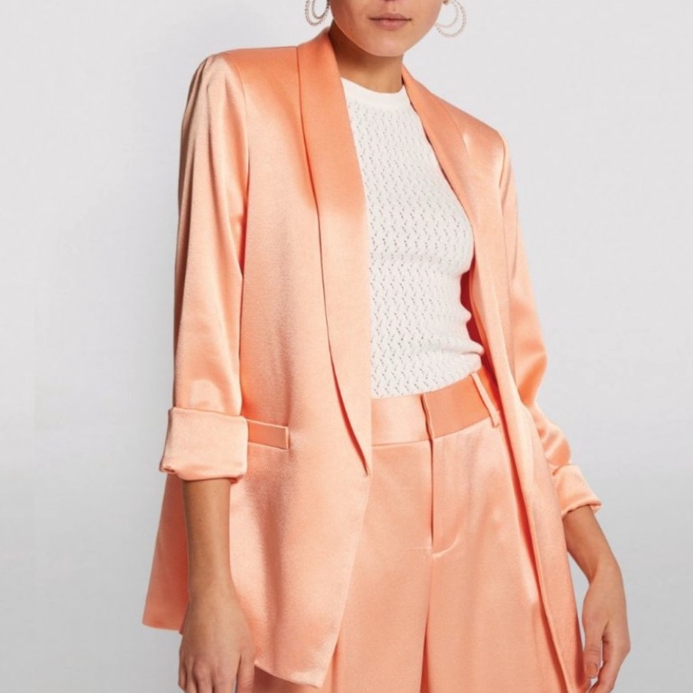 Alice and Olivia Peach Kylie Blazer